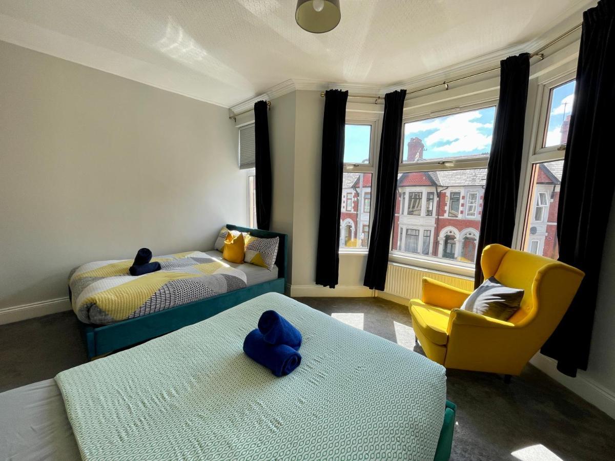 Edwardian City Centre House For Big Groups, Offroad Parking & Hot Tub! Cardiff Exteriér fotografie